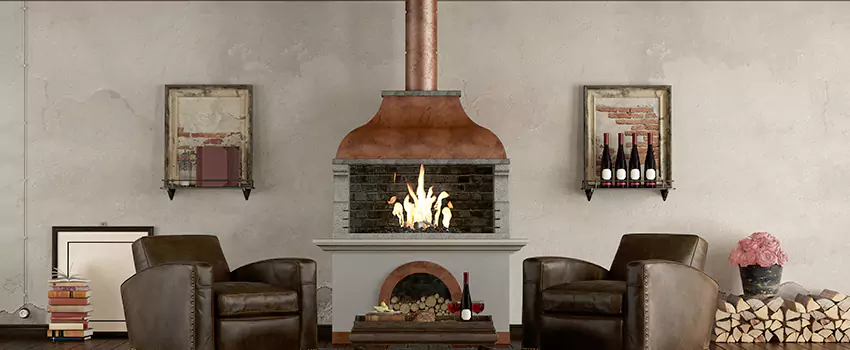 Thelin Hearth Products Providence Pellet Insert Fireplace Installation in Pasadena, TX