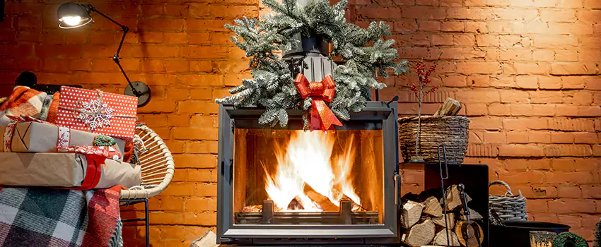 Travis Industries Linear Gas Fireplace Installation in Pasadena, Texas